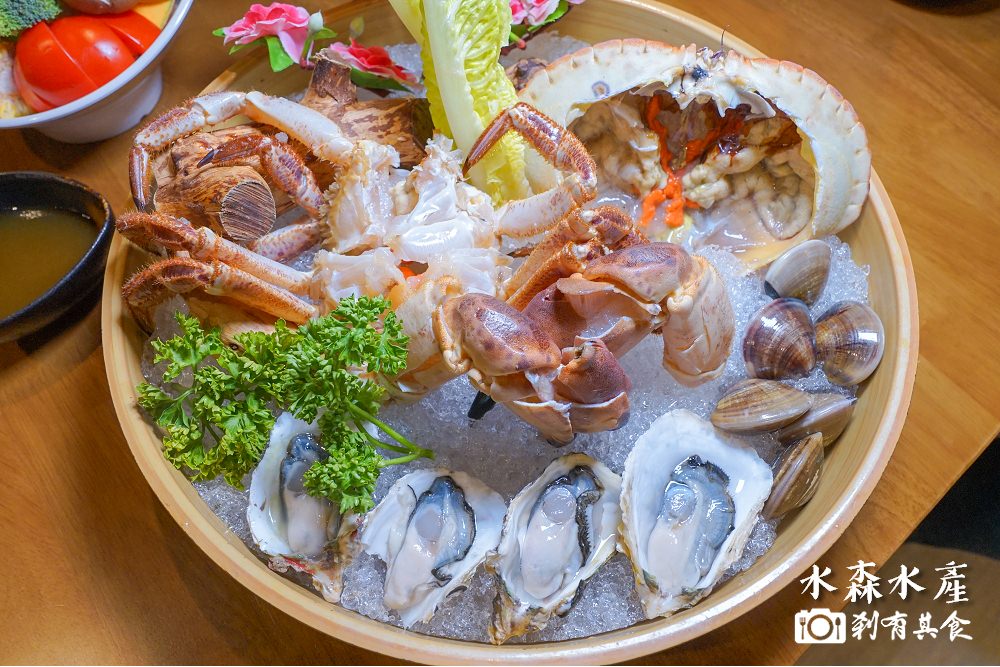 水森水產 | 台中海鮮鍋 玫瑰膏蟹鍋 還有海膽快滿出的特上海膽滿天丼 根本就是海鮮控的天堂 (有影片)