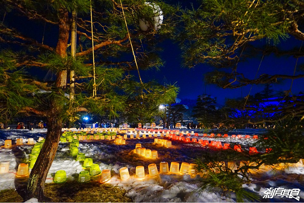 會津繪蠟燭祭 | 福島鶴城 一萬支繪花蠟燭燈海 鶴城燈光好美啊