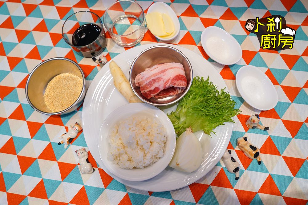 影音食譜 | 薑汁燒肉米漢堡 豚生姜焼きライスバーガー 野餐料理