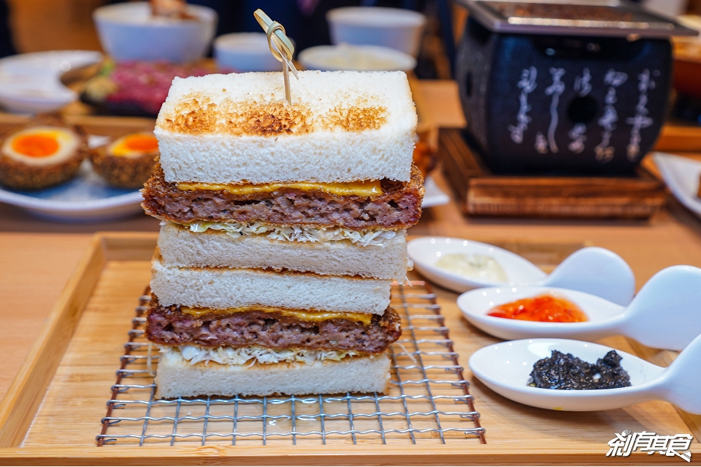 嵐山炸牛排健行店 | 台中西區美食 新菜色「炸牛菲力三明治、蘇格嵐蛋」也太好吃了吧！
