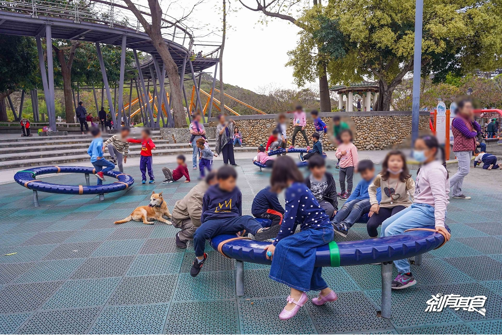 鰲峰山運動公園 | 台中特色公園 溜小孩聖地 根本就是「極限體能王」培訓場地