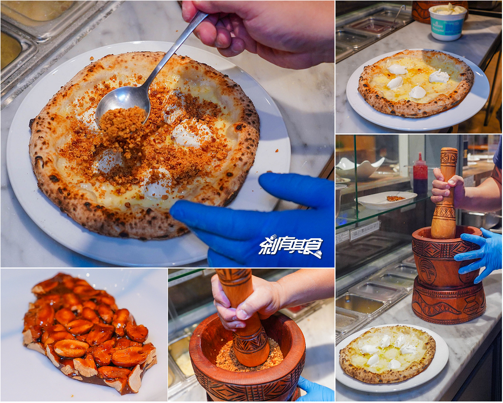 紅龜桂義台料理 | 台中披薩推薦 400度高溫窯烤「虎斑紋披薩」義大利麵也好好吃 (影片)