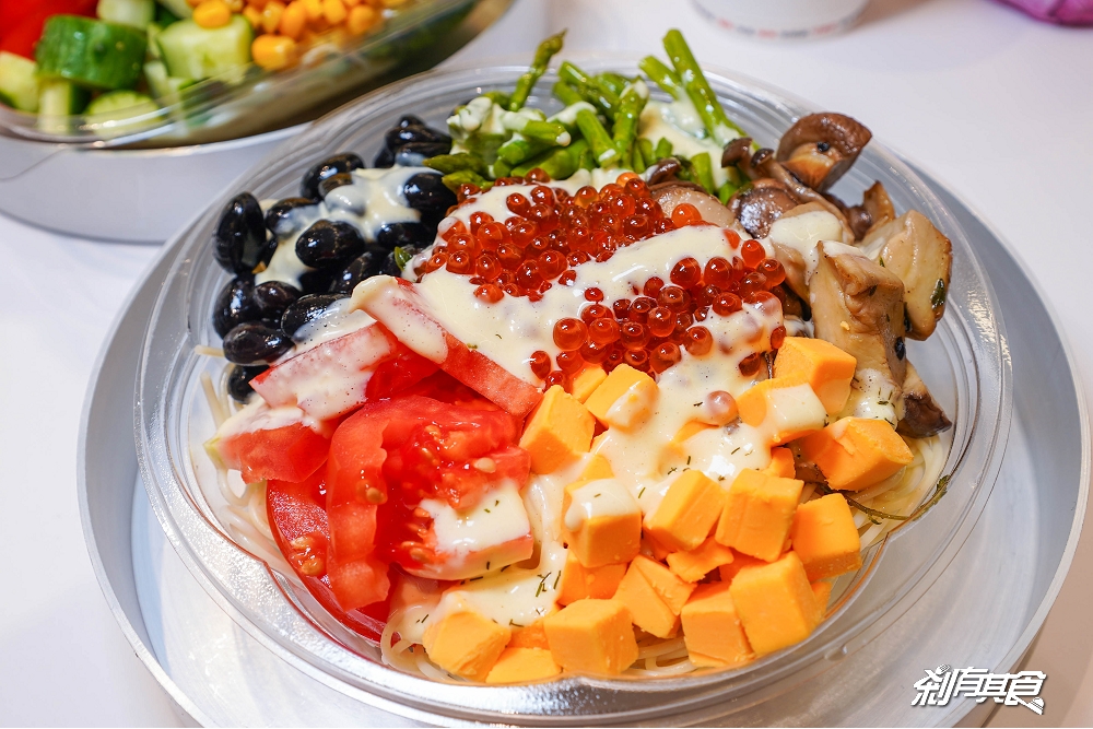 杉SHAN 沙拉健康盒 | 台中公益路美食 HUN混新品牌 義大利冷麵、25種主食配料自由配