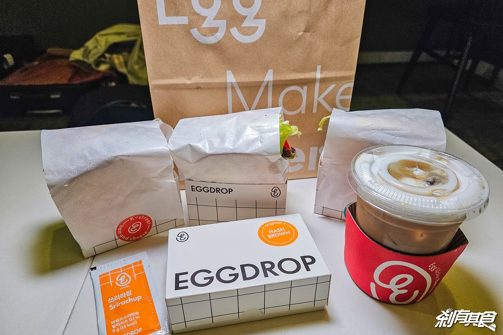 Egg Drop 西面樂天後門店 | 釜山美食 超人氣厚片三明治早午餐 中文點餐機點餐