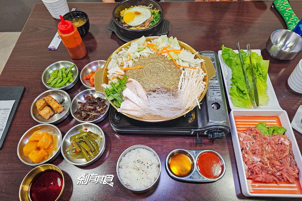 麗苑韓式料理 | 埔里美食 一人獨享銅盤烤肉 石鍋拌飯 海鮮煎餅 小菜也很好吃