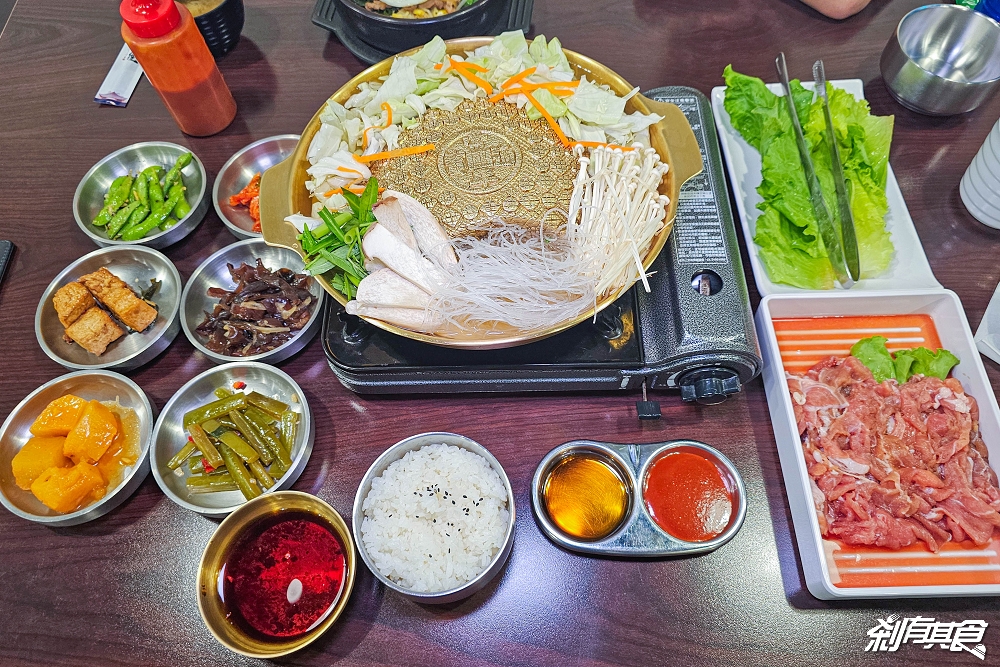 麗苑韓式料理 | 埔里美食 一人獨享銅盤烤肉 石鍋拌飯 海鮮煎餅 小菜也很好吃