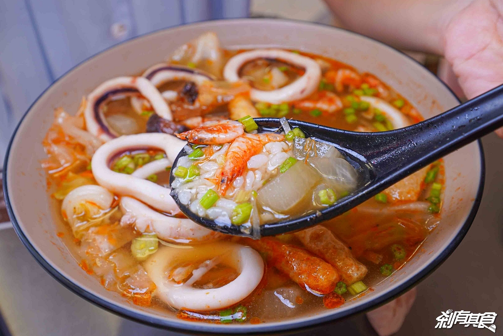 大盛飯湯 | 台中北屯區美食 不用跑屏東也能吃到古早味割稻飯 用料超澎湃 還加「豆支果」 鮮蝦飯湯、黯然消魂飯、福氣綜合湯