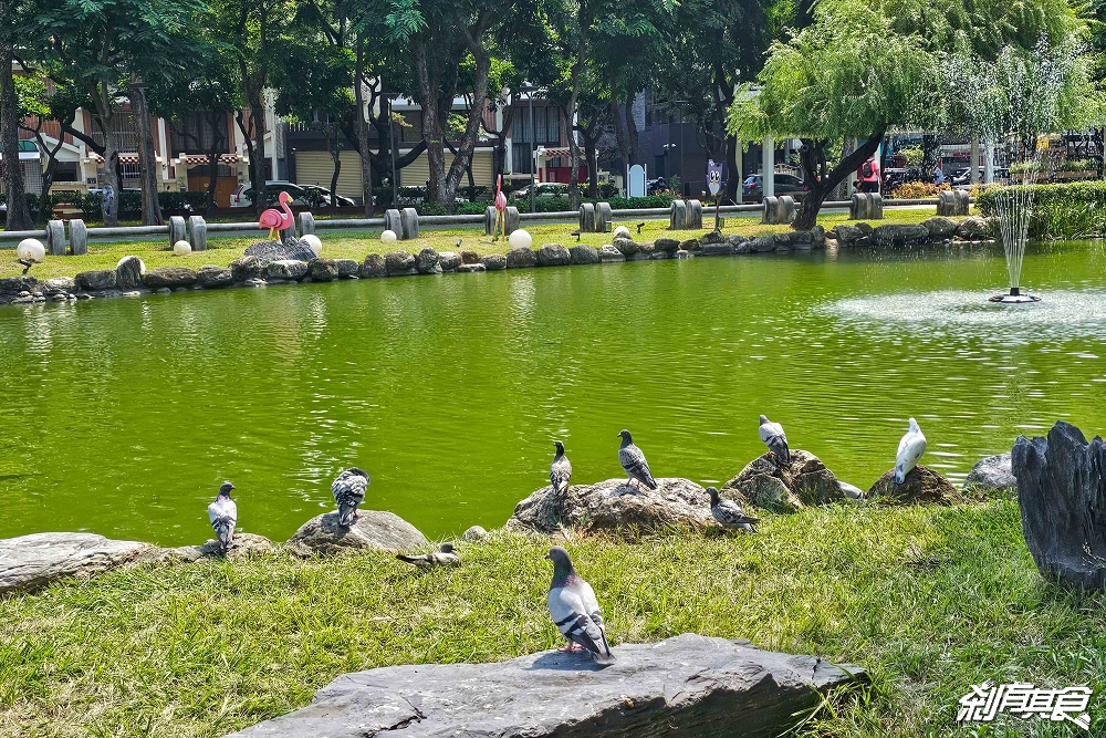 台中北屯兒童公園 | 台中特色公園 林間探索遊戲場超好玩 還有松鼠、鴿子 假日放電好去處