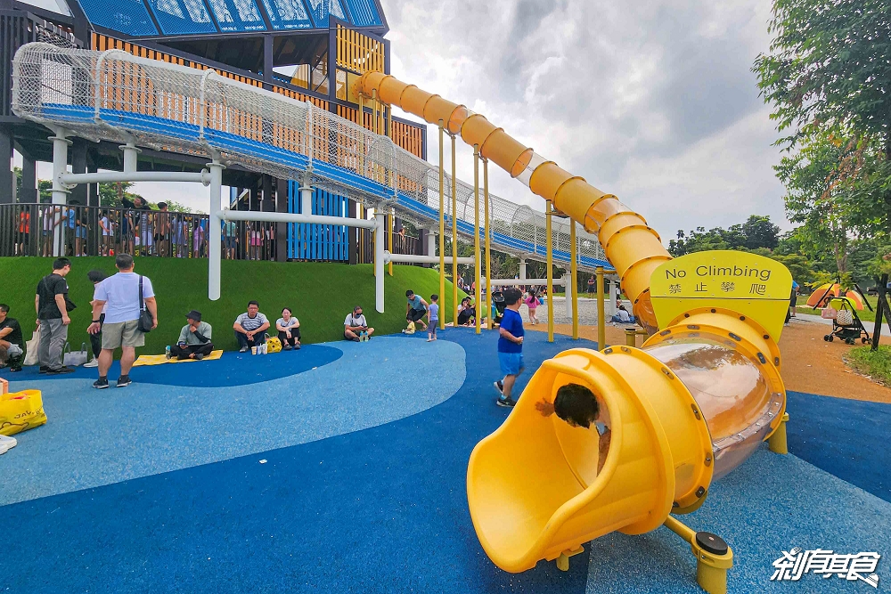 草屯酷比親子運動公園 | 南投景點 貨櫃溜滑梯、彈跳床、擺盪大索 南投親子景點 玩到不想回家