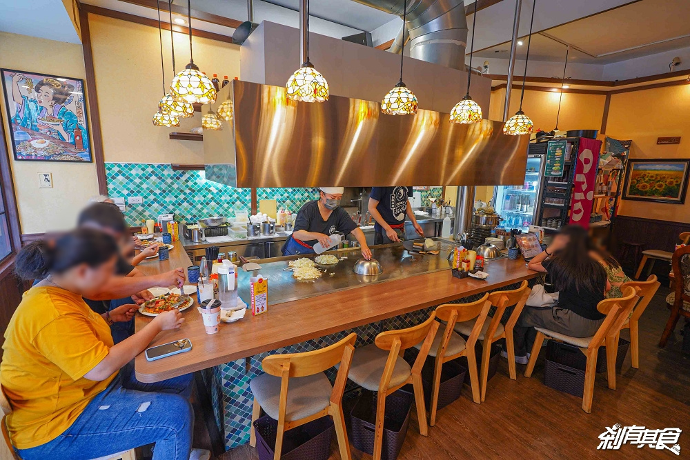 不用飛日本！友鐵廣島燒專門店，完美復刻廣島魂 層層堆疊的美味廣島燒 日式焦糖布蕾 台中火車站美食