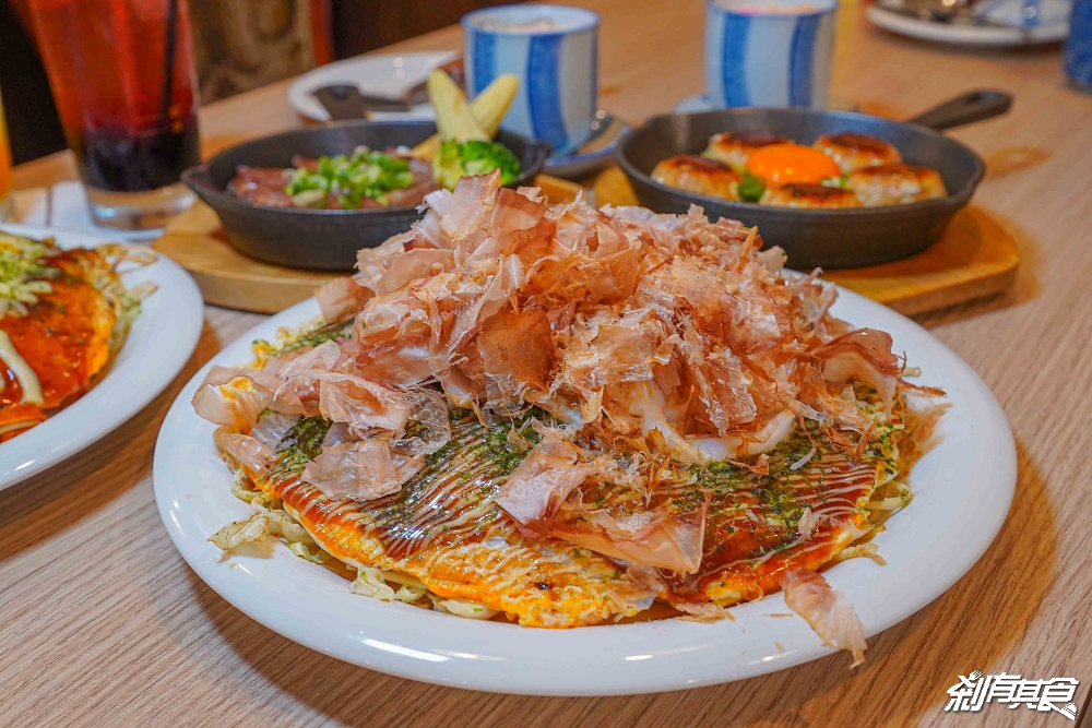 不用飛日本！友鐵廣島燒專門店，完美復刻廣島魂 層層堆疊的美味廣島燒 日式焦糖布蕾 台中火車站美食