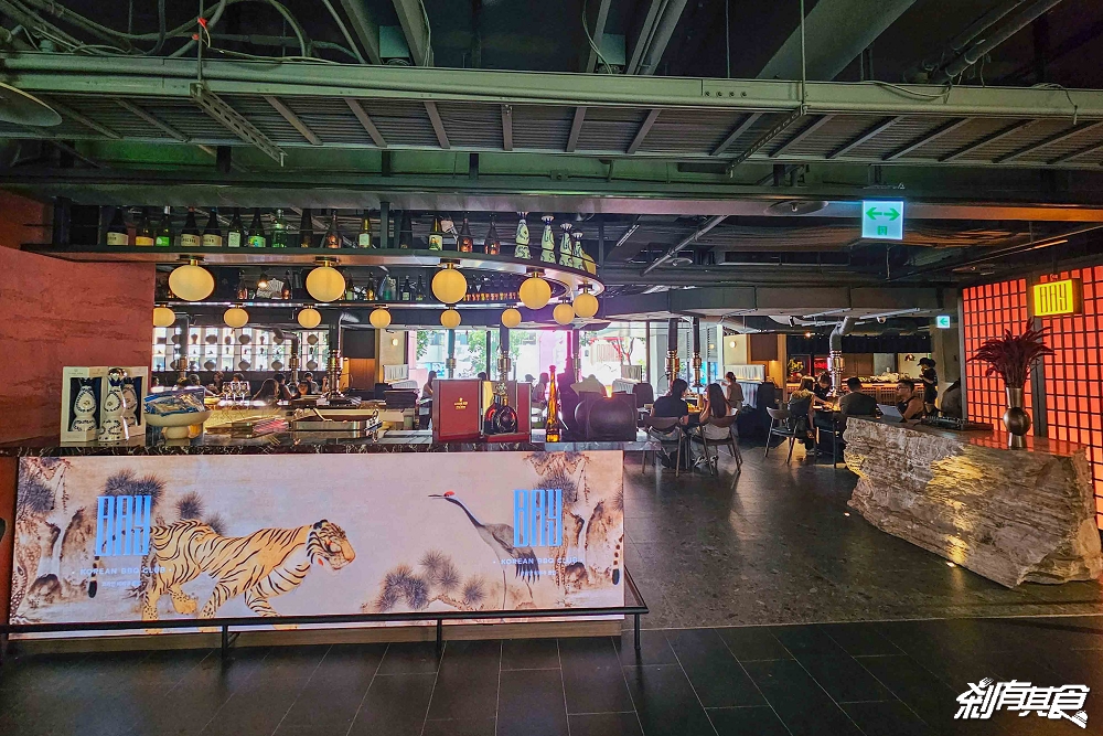 BAY Korean BBQ Club《單身即地獄》文世勳台中韓式燒肉餐廳，松露和牛黑醬麵、馬鈴薯排骨湯