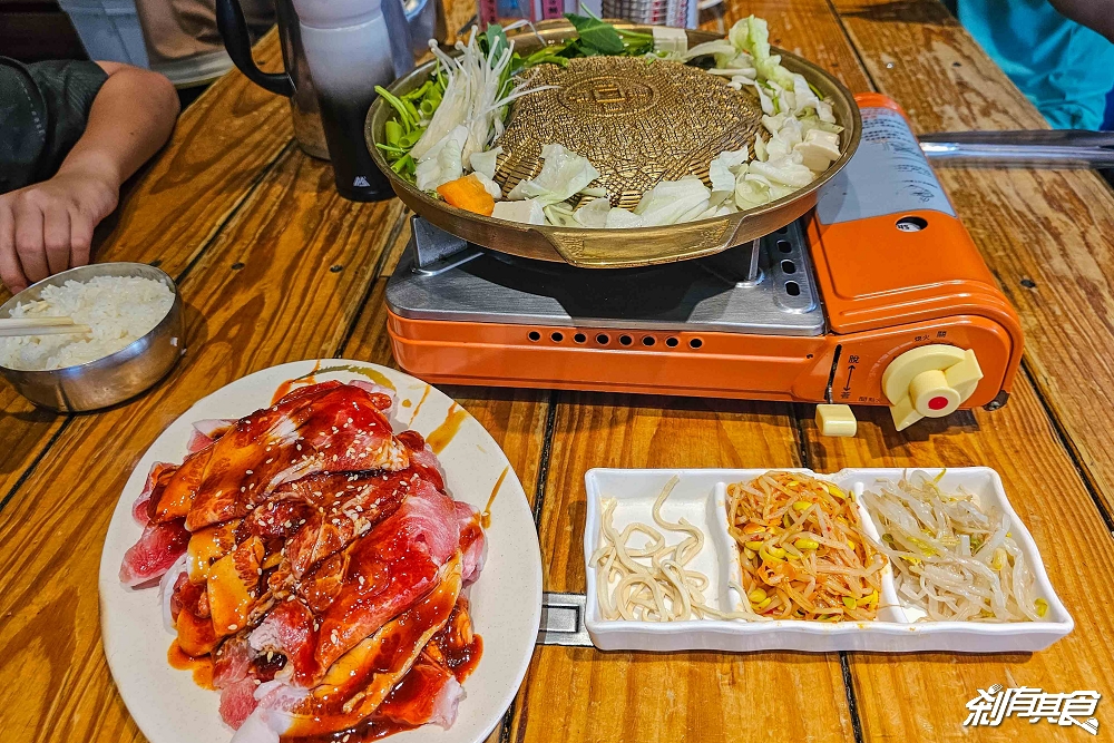 高麗屋，台中東區美食，平價大份量、高CP值人氣韓式料理 不排隊吃不到「銅盤烤肉、海鮮煎餅」必點