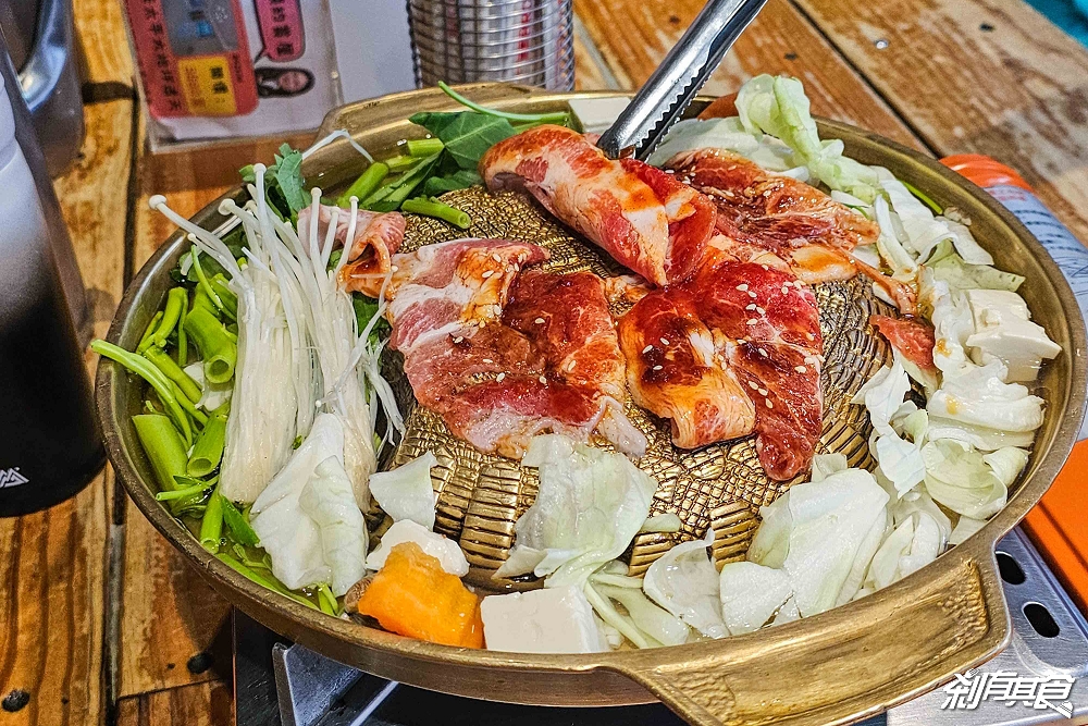 高麗屋，台中東區美食，平價大份量、高CP值人氣韓式料理 不排隊吃不到「銅盤烤肉、海鮮煎餅」必點