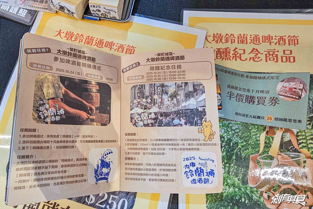 2025鈴蘭通散步納涼會「大墩鈴蘭通啤酒節」13大市集、變裝遊行 10/25-26 護照新玩法一起嗨起來！