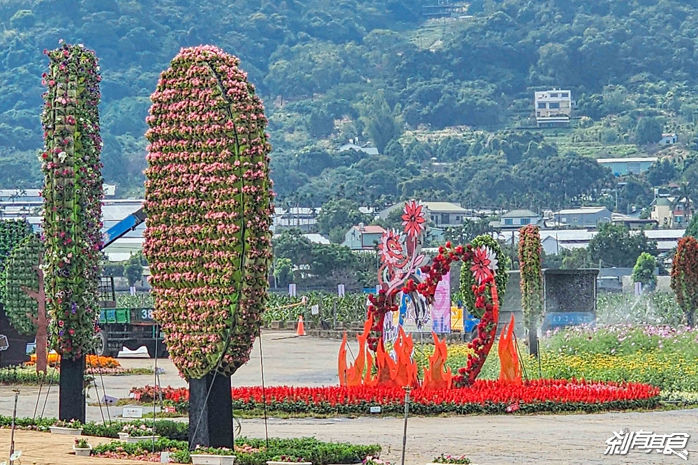 2025新社花海 台中花毯節《飛天小女警》主題超萌登場、交通管制、接駁車怎麼搭、表演節目表